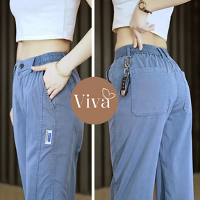 [Pagá 2, Llevá 3] Pantalón Femenino Aurora en Tela de Seda Hielo y Poliéster (¡Tu Nueva Prenda Favorita!)