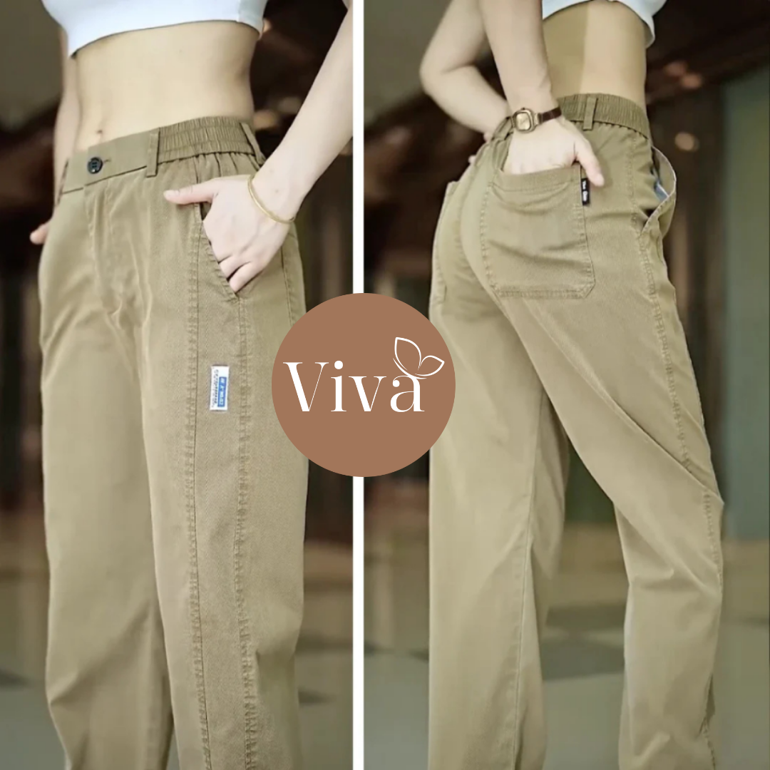 [Pagá 2, Llevá 3] Pantalón Femenino Aurora en Tela de Seda Hielo y Poliéster (¡Tu Nueva Prenda Favorita!)